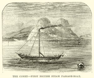 Le Comet ? Premier bateau à vapeur britannique - English School